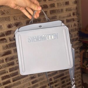 Steve Madden Gray Boxy Handbag
